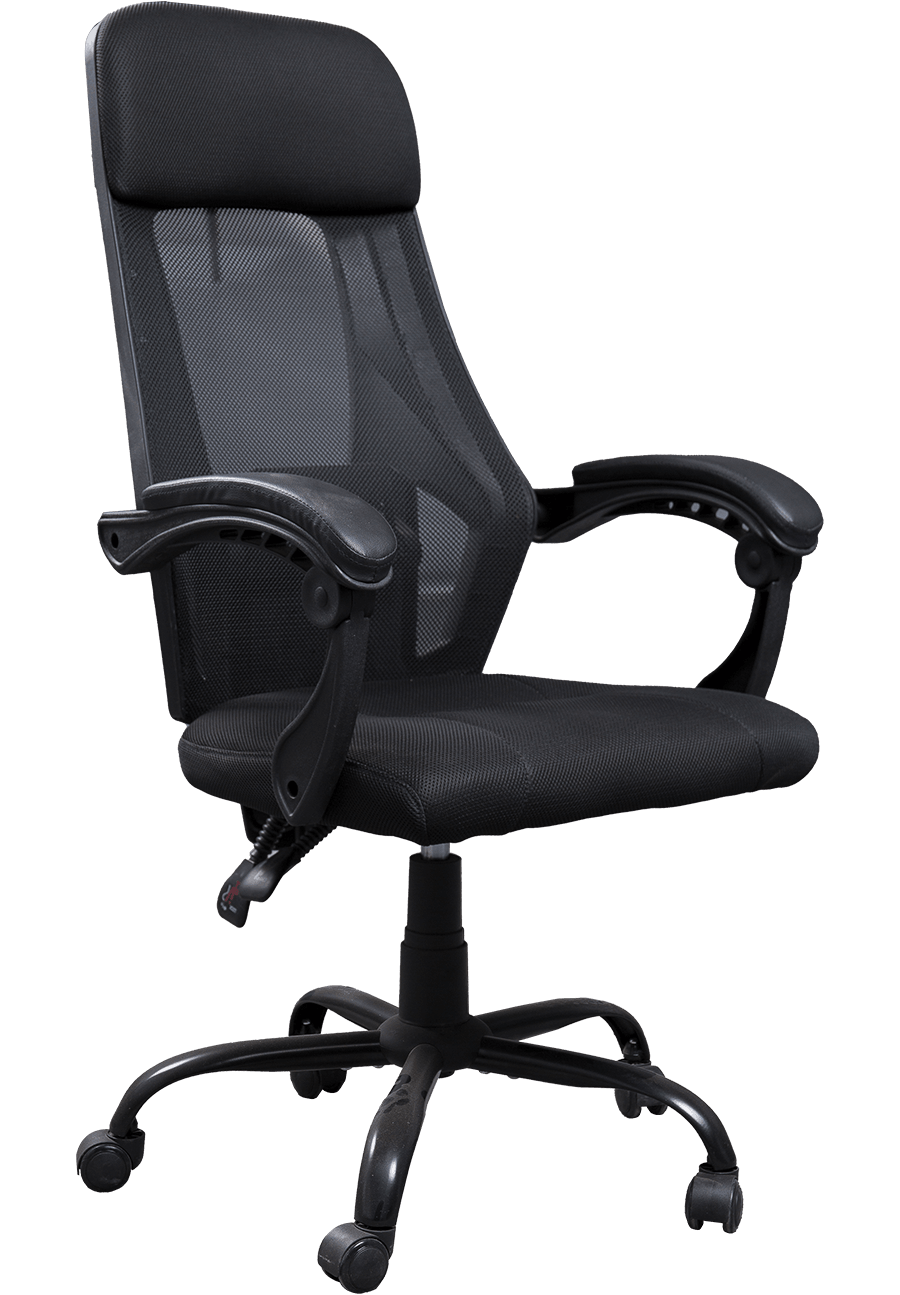 360 graders drejelig justerbar mesh-kontorstol med høj ryg Ergonomisk stof arbejdsstol details