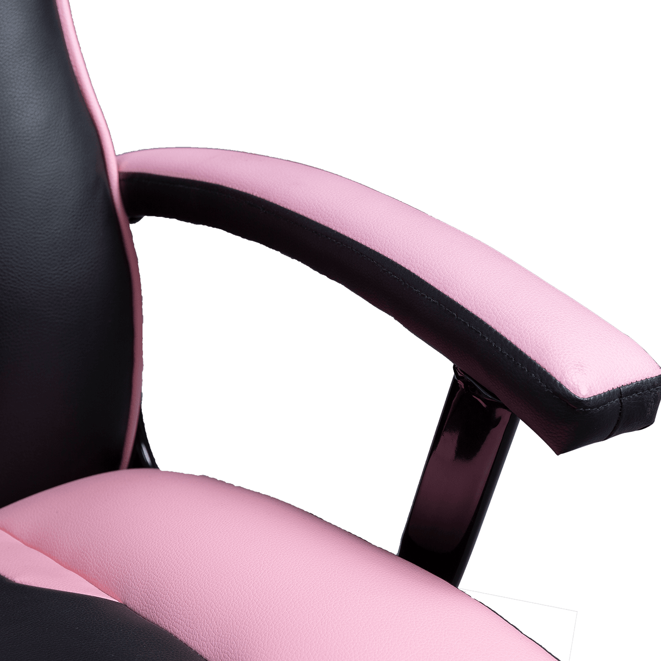 Superior Kvalitet Sort Pink PU læder kontorstol Komfortabel siddende PC Gamer Racing stol details