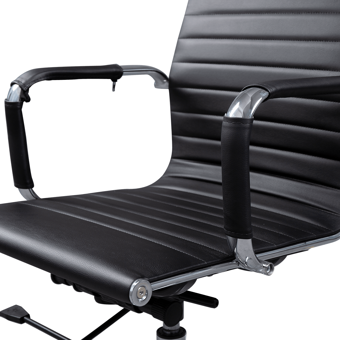 Klassisk Design Holdbart Læder Mødeværelsesstole Executive Ergonomiske Konferencebordsstole details