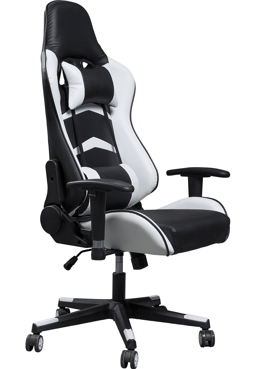 Multifunktionel brugerdefineret ergonomisk spillestol med lændestøtte Racing Style PU-læder Justerbar Message Gaming Chair details