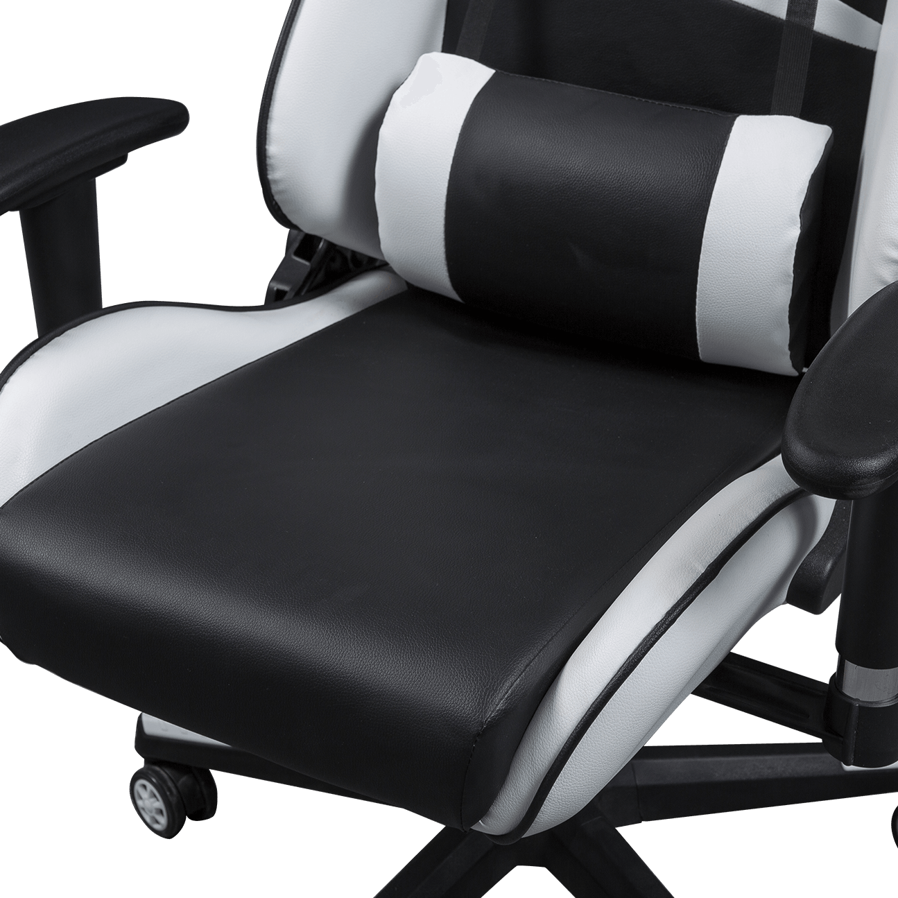 Multifunktionel brugerdefineret ergonomisk spillestol med lændestøtte Racing Style PU-læder Justerbar Message Gaming Chair details